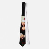 Mona Lisa Kerstmis Stropdas (Voorkant)