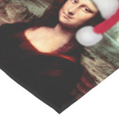 Mona Lisa Kerstmuts Kerstmis Korte Tafelloper (Hoek)