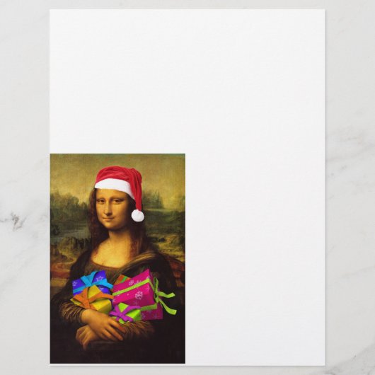 Mona Lisa komt als kerstman (Voorkant)