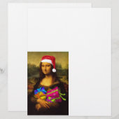Mona Lisa komt als kerstman (Voorkant / Achterkant)