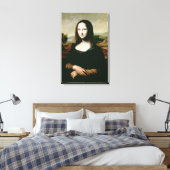 Mona Lisa, kopie van het schilderij van Leonardo d Canvas Afdruk (Insitu (Slaapkamer))