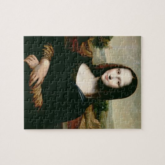 Mona Lisa, kopie van het schilderij van Leonardo d Legpuzzel (Horizontaal)