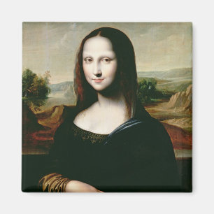 Mona Lisa, kopie van het schilderij van Leonardo d Magneet