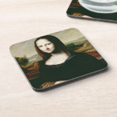 Mona Lisa, kopie van het schilderij van Leonardo d Onderzetter (Linkerzijde)