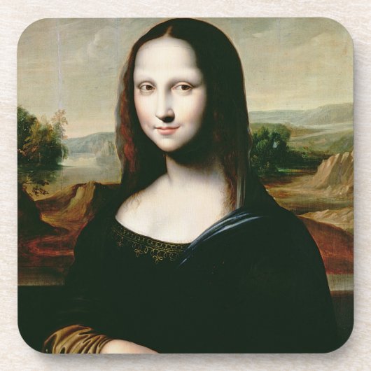 Mona Lisa, kopie van het schilderij van Leonardo d Onderzetter (Voorkant)