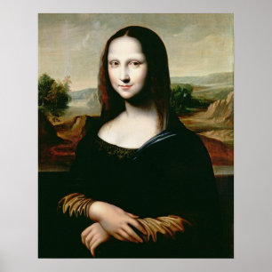 Mona Lisa, kopie van het schilderij van Leonardo d Poster