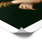 Mona Lisa, kopie van het schilderij van Leonardo d Poster (Hoek)