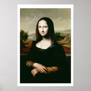 Mona Lisa, kopie van het schilderij van Leonardo d Poster