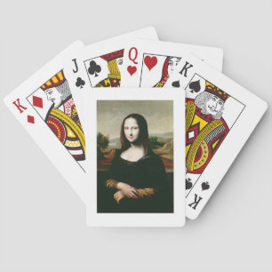 Mona Lisa, kopie van het schilderij van Leonardo d Speelkaarten