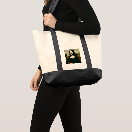 Mona Lisa, kopie van het schilderij van Leonardo d Tote Bag (Voorkant (product))