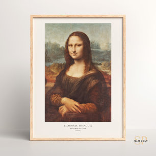 Mona Lisa Kunstdruk van Leonardo da Vinci Poster