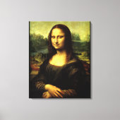 Mona Lisa, kunstschilderij Canvas Afdruk (Voorkant)
