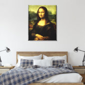 Mona Lisa, kunstschilderij Canvas Afdruk (Insitu (Slaapkamer))