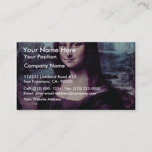 Mona Lisa (La Giaconda) van Leonardo da Vinci (Bes Visitekaartje