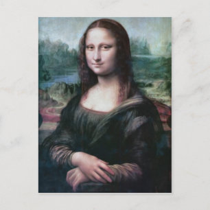 Mona Lisa la Gioconda Leonardo da Vinci briefkaart