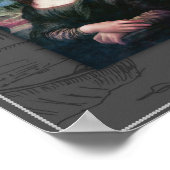 Mona Lisa, La Gioconda. Leonardo da Vinci Poster (Hoek)