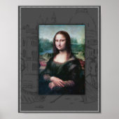 Mona Lisa, La Gioconda. Leonardo da Vinci Poster (Voorkant)