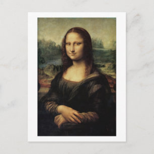 Mona Lisa la Gioconda van da Vinci ansichtkaart Briefkaart