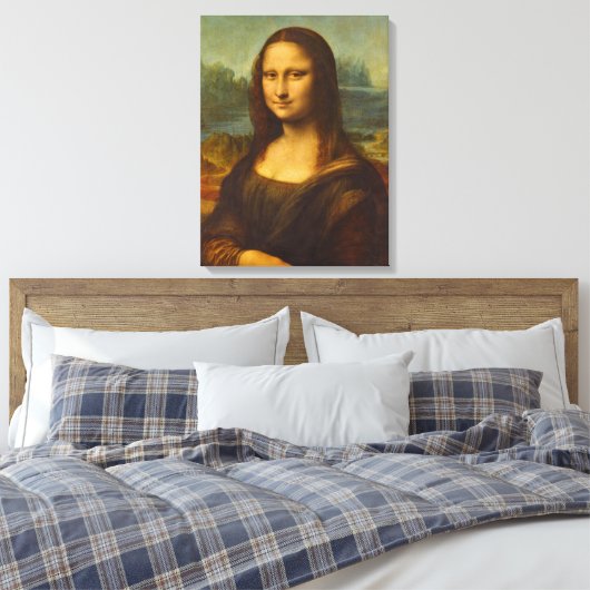 Mona Lisa, La Joconde, 1503, ingediend door Leonar Canvas Afdruk (Insitu (Slaapkamer))