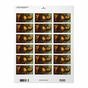 Mona Lisa, La Joconde, 1503, ingediend door Leonar Etiket