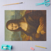 Mona Lisa, La Joconde van Leonardo da Vinci Tissuepapier (Craft)