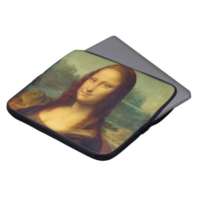 Mona Lisa Laptop Sleeve (Voorkant top)