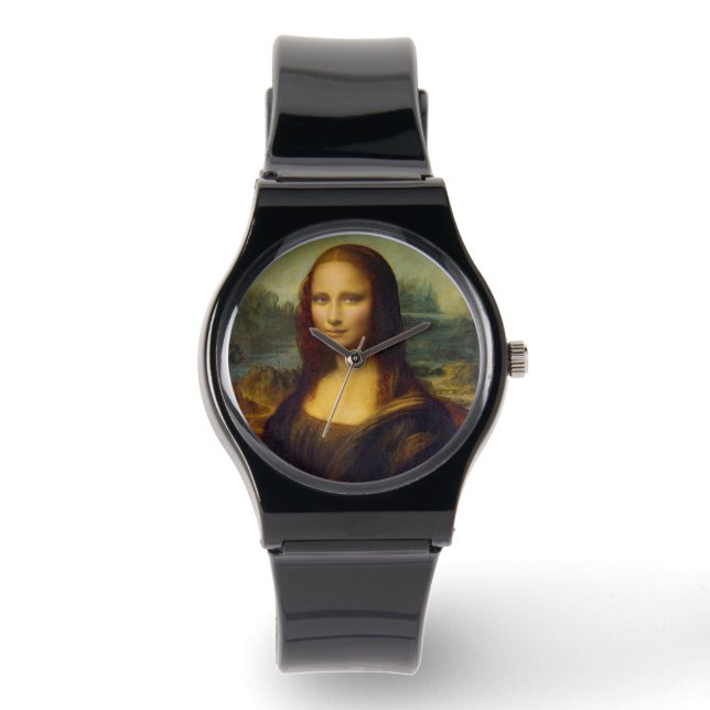 Mona Lisa Leonardo da Vinc Horloge (Voorkant)