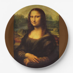 Mona Lisa ... Leonardo da Vinci ~ 1503-1517 Papieren Bordje