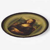Mona Lisa ... Leonardo da Vinci ~ 1503-1517 Papieren Bordje (Gekanteld)
