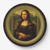 Mona Lisa ... Leonardo da Vinci ~ 1503-1517 Papieren Bordje (Voorkant)