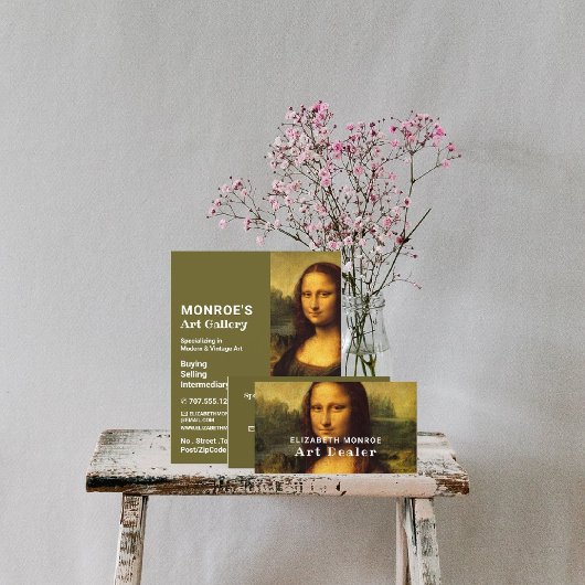 Mona Lisa, Leonardo Da Vinci, Art Dealer, Gallery Flyer