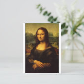 Mona Lisa - Leonardo Da Vinci Briefkaart (Staand voorkant)