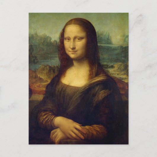 Mona Lisa | Leonardo da Vinci Briefkaart (Voorkant)
