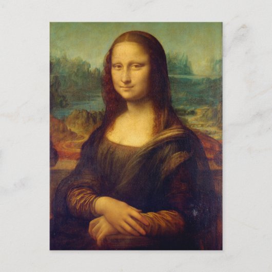 Mona Lisa - Leonardo da Vinci Briefkaart (Voorkant)