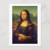 Mona Lisa, Leonardo da Vinci Briefkaart (Voorkant)
