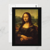 Mona Lisa Leonardo da Vinci Briefkaart (Voorkant / Achterkant)