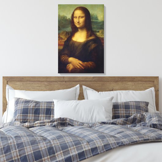 Mona Lisa | Leonardo da Vinci Canvas Afdruk (Insitu (Slaapkamer))