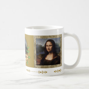 Mona Lisa, Leonardo da Vinci, Canvas Koffiemok