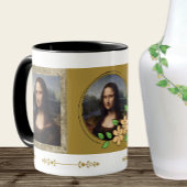 Mona Lisa, Leonardo da Vinci, Canvas Koffiemok