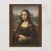 Mona Lisa - Leonardo Da Vinci Feestdagenkaart (Voorkant)