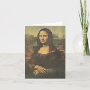 Mona Lisa Leonardo da Vinci Fine Art Kaart
