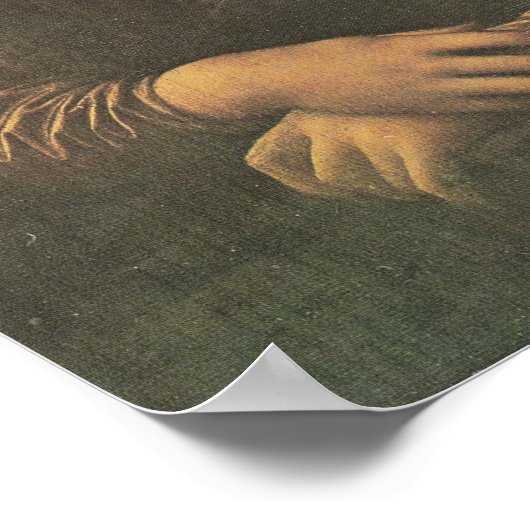 Mona Lisa Leonardo da Vinci Fine Art Poster (Hoek)