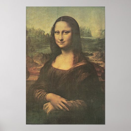 Mona Lisa Leonardo da Vinci Fine Art Poster (Voorkant)