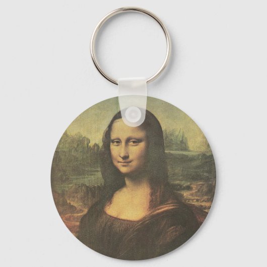 Mona Lisa Leonardo da Vinci Fine Art Sleutelhanger (Voorkant)