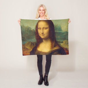 Mona Lisa, Leonardo da Vinci Fleece Deken