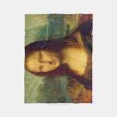 Mona Lisa, Leonardo da Vinci Fleece Deken (Voorkant)