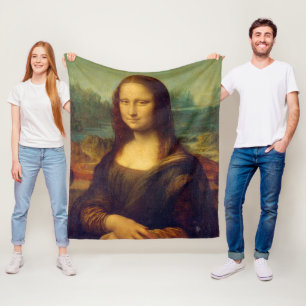 Mona Lisa, Leonardo da Vinci Fleece Deken