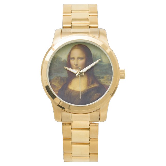 Mona Lisa Leonardo da Vinci Horloge (Voorkant)