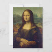 Mona Lisa - Leonardo da Vinci Kaart (Voorkant)