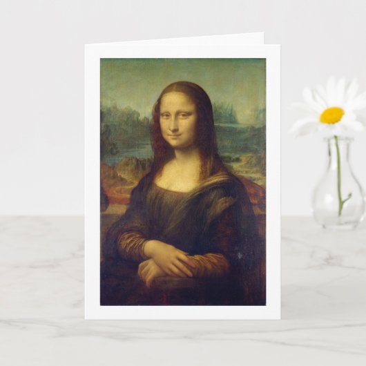 Mona Lisa, Leonardo da Vinci Kaart (Kleine Plant)